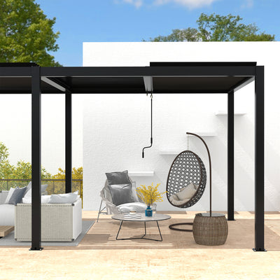 8610J Louver Pergola 10x19ft Aluminum Frame & Louvers