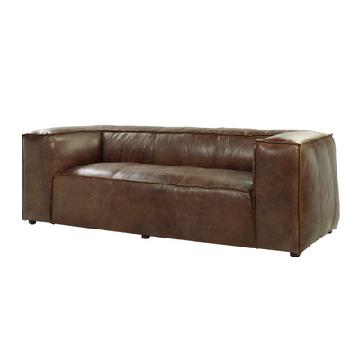 ACME Brancaster Sofa in Retro Brown Top Grain Leather 53545