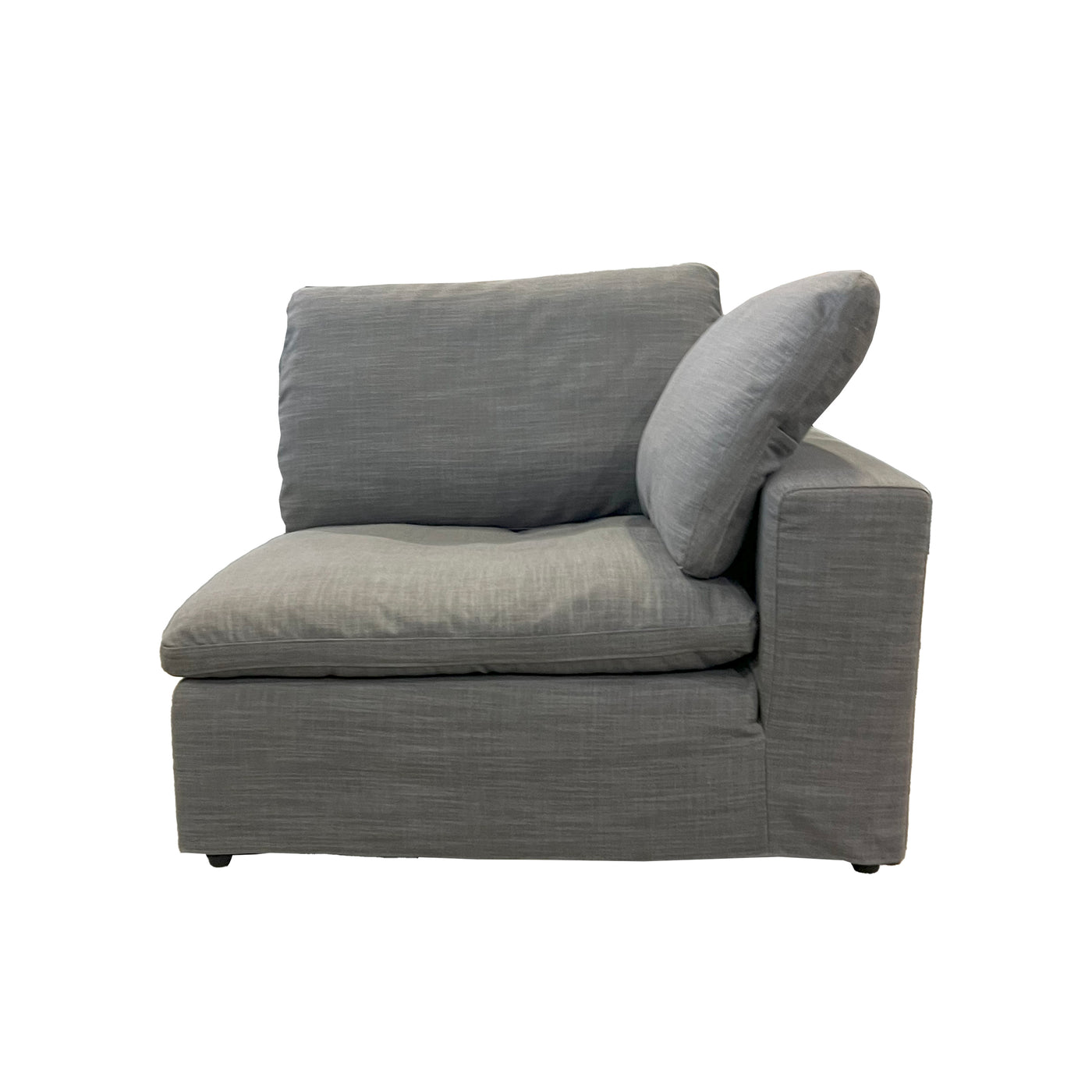 Harper Luxe Grey Sectional - 5 seat Configuration