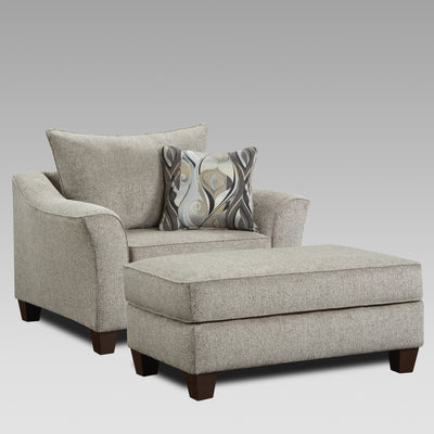 Camero Fabric 4-piece Neutral Textured Living Room sofa set