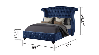 Sophia Queen Vanity 4 Piece Blue