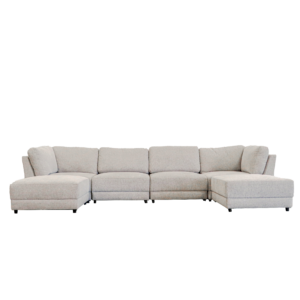 Summit Grey Modular Sectional - 6 Seat Configuration