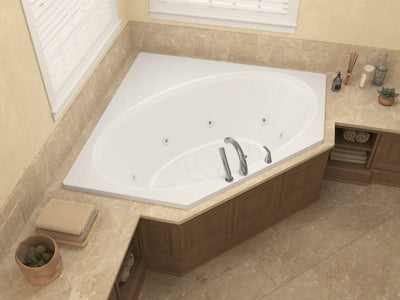 Atlantis Whirlpools Venus 60 x 60 Corner Whirlpool Jetted Bathtub 6060VWR