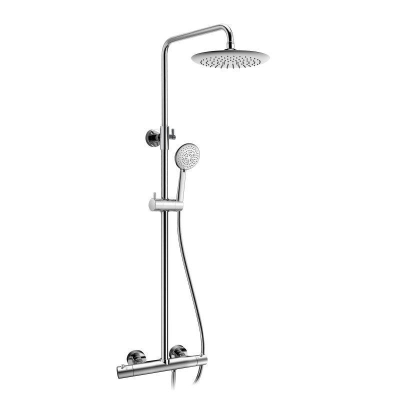 SH-AZ101CH - ANZZI Heavy Rainfall Stainless Steel Shower Bar with Hand Sprayer in Polished Chrome