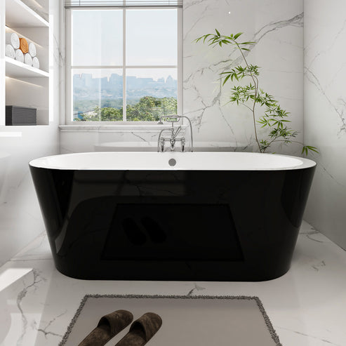 Acrylic Flatbottom Freestanding Bathtub B81 Cholet