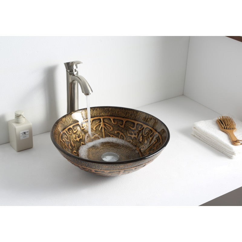 ANZZI Alto Series Deco-Glass Vessel Sink LS-AZ079