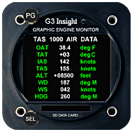 Insight Avionics Time Winds Aloft With- TAS -1000