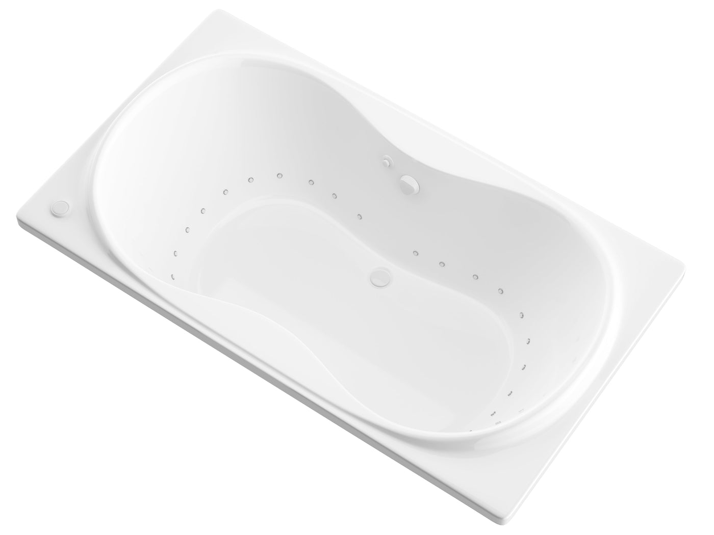 Atlantis Whirlpools Whisper 42 x 72 Rectangular Air Jetted Bathtub 4272WAL