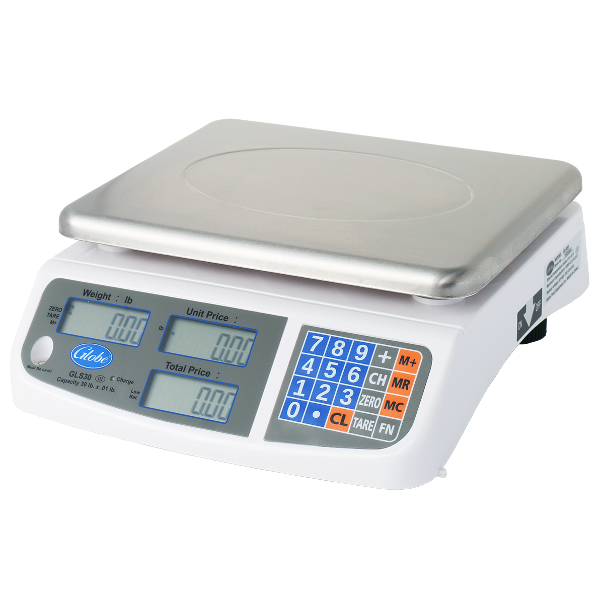 Globe Food Equipment GLS30 Price Computing Scale