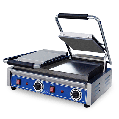 Globe Food Equipment GSGDUE10 Double Smooth Plate Electric Sandwich Grill