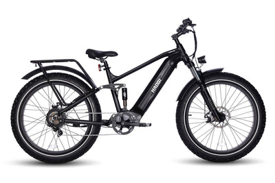 HAOQI Cheetah 16Ah Full Suspension Hunting Ebike | Olive | Electric Bicycle HQEB0001E-2