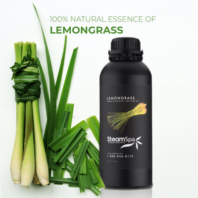 100% Natural Essence of Lemongrass 1000ml Aromatherapy Bottle G-OILLEM1K