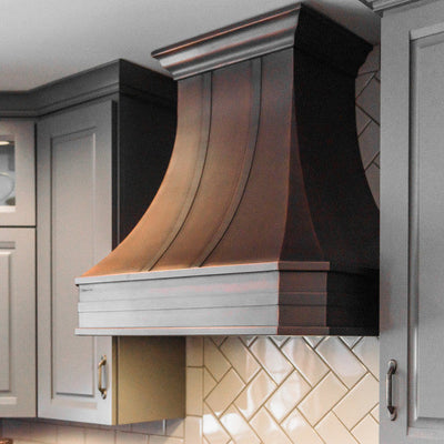 Akicon Custom Handcrafted Copper Range Hood - AKH712C-C