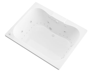 Atlantis Whirlpools Neptune 40 x 60 Rectangular Air & Whirlpool Jetted Bathtub 4060NDL