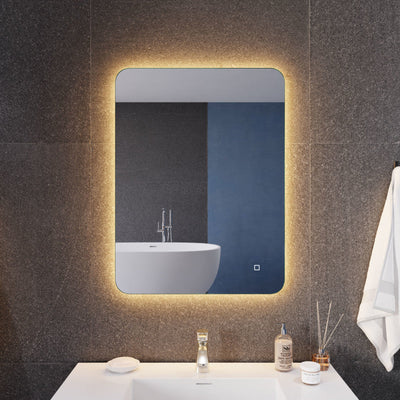 ANZZI 32-in. x 24-in. LED Back Lighting Bathroom Mirror with Defogger BA-LMDFX016AL