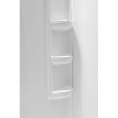 ANZZI Lex-Class 60 in. x 36 in. x 74 in. 3-piece DIY Friendly Alcove Shower Surround in White SW-AZ009WH