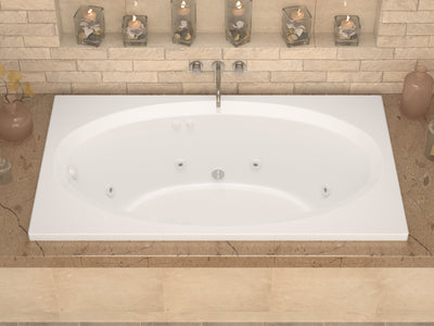 Atlantis Whirlpools Vogue 42 x 72 Rectangular Whirlpool Jetted Bathtub 4272VWL