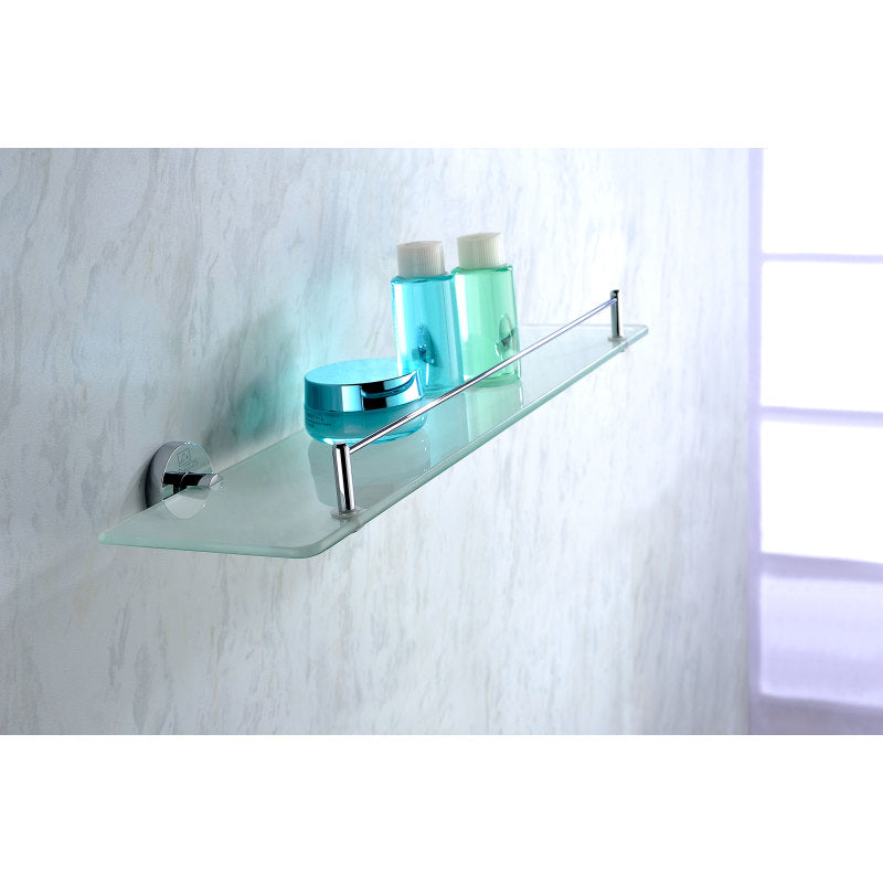 ANZZI ANZZI Caster Series 19.69 in. W Glass Shelf AC-AZ006