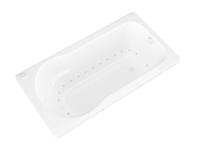 Atlantis Whirlpools Zepher 32 x 60 Rectangular Air Jetted Bathtub 3260ZAL