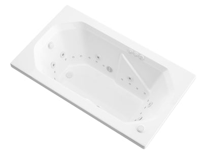 Atlantis Whirlpools Mirage 36 x 60 Rectangular Air & Whirlpool Jetted Bathtub 3660MDL