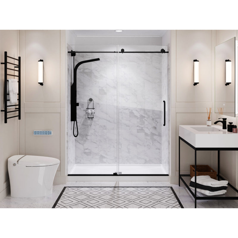 ANZZI Alexander 60 in. x 30 in. Shower Base in White SB-AZ101L