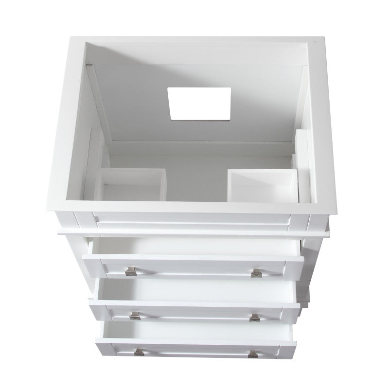 ANZZI Wineck 36 in. W x 35 in. H Bathroom Bath Vanity Set in Rich White V-WKG011-36