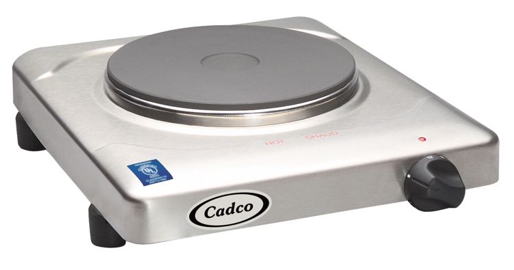 Cadco Hot Plate (Single, with Cast Iron Element) 120V KR-S2