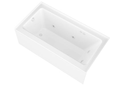 Atlantis Whirlpools Soho 32 x 60 Front Skirted Whirlpool Tub with Left Drain 3260SHWL