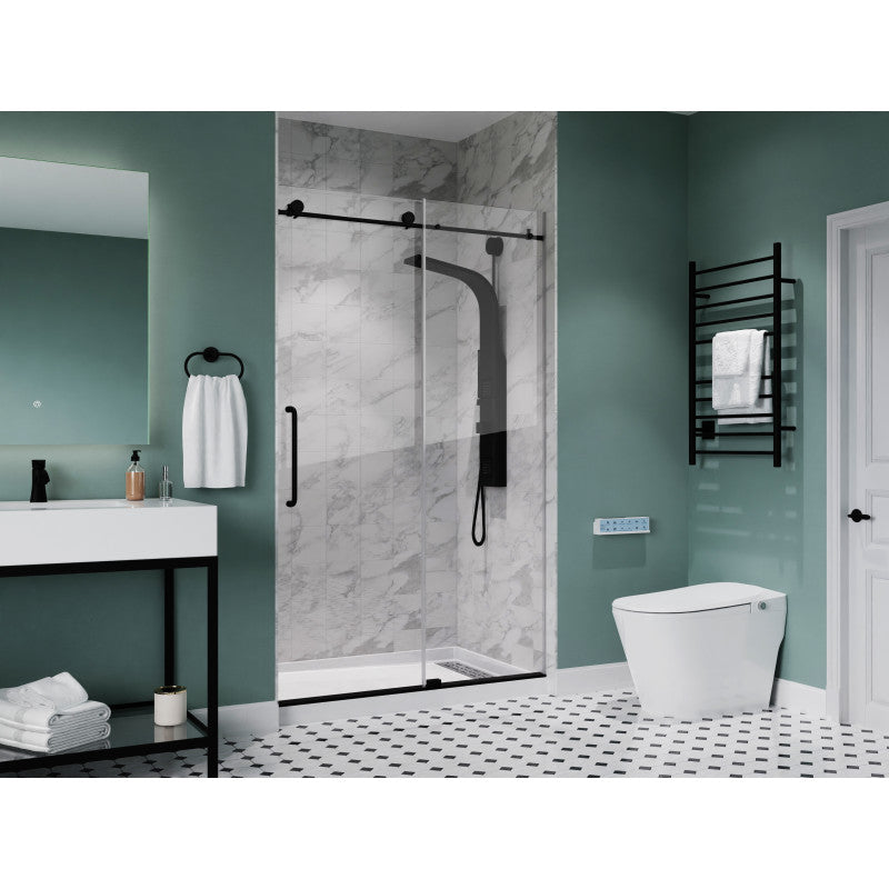 ANZZI Alexander 48 in. x 32 in. Shower Base in White SB-AZ103R