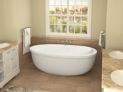 Atlantis Whirlpools Breeze 38 x 71 Oval Freestanding Air Jetted Bathtub 3871BA