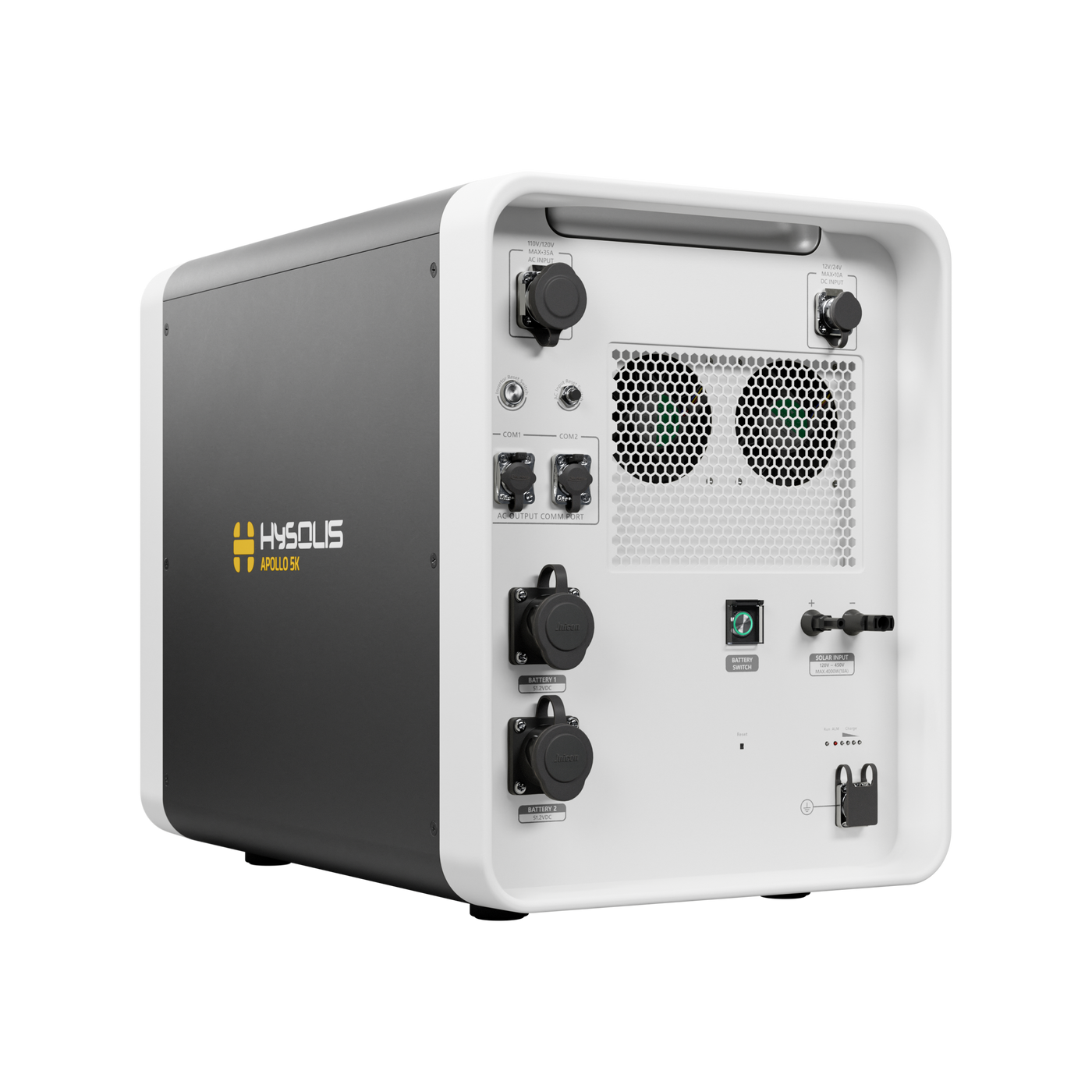 Hysolis Apollo 5K • Max Solar 120V Kit (3kW Output | 5.4kWh Storage | 4.9kW Solar)