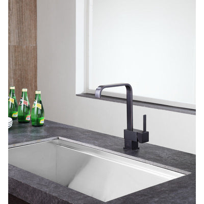 Sabre Single-Handle Standard Kitchen Faucet in Oil Rubbed Bronze KF-AZ220ORB