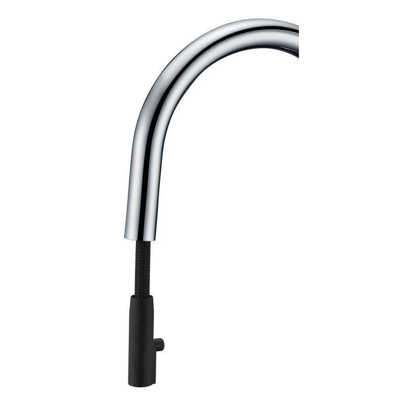 ANZZI Cresent Single Handle Pull-Down Sprayer Kitchen Faucet KF-AZ1068CH