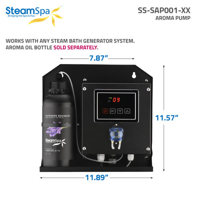 Steam Bath Essential Oil Delivery System SS-SAP001-XX