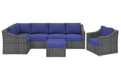 The Tahoe 7pc Deep Seating Outdoor Patio Furniture