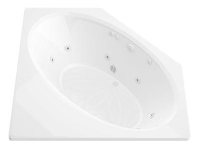 Atlantis Whirlpools Venus 60 x 60 Corner Whirlpool Jetted Bathtub 6060VWL