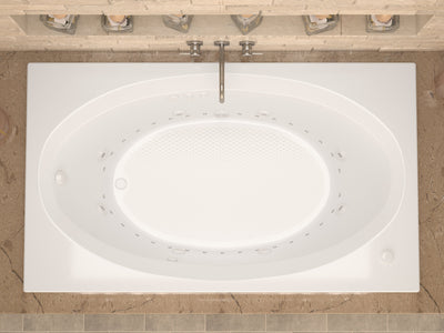 Atlantis Whirlpools Vogue 42 x 60 Rectangular Air & Whirlpool Jetted Bathtub 4260VDL