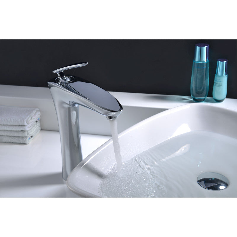 ANZZI Crown Series Single Handle Vessel Sink Faucet in Polished Chrome L-AZ022