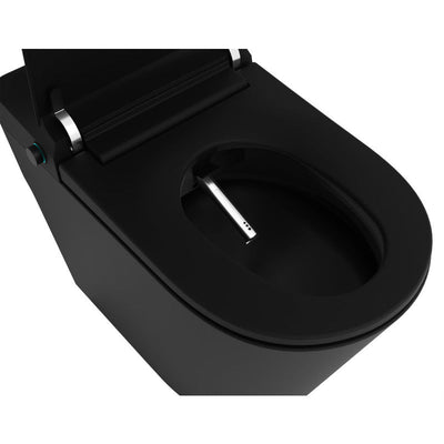 ENVO ENVO Echo Elongated Smart Toilet Bidet in Matte Black with Auto Open, Auto Flush, Voice and Wifi Controls TL-ST950WIFI-MB