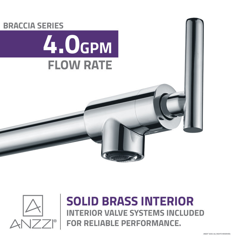 ANZZI Braccia Series 24" Wall Mounted Pot Filler KF-AZ258ORB