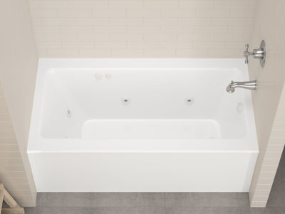 Atlantis Whirlpools Soho 30 x 60 Front Skirted Whirlpool Tub with Right Drain 3060SHWR