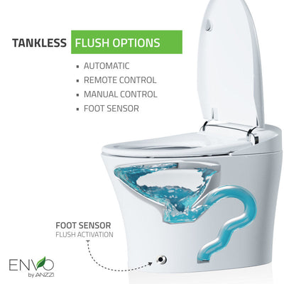 ENVO ENVO Aura Smart Toilet Bidet with Remote & Auto Flush TL-STSF851WH