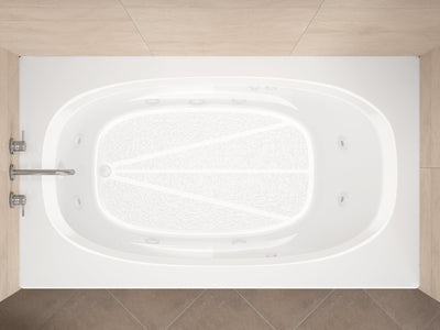 Atlantis Whirlpools Polaris 36 x 66 Rectangular Whirlpool Jetted Bathtub 3666PWL