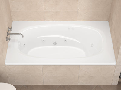 Atlantis Whirlpools Polaris 42 x 66 Rectangular Whirlpool Jetted Bathtub 4266PWR