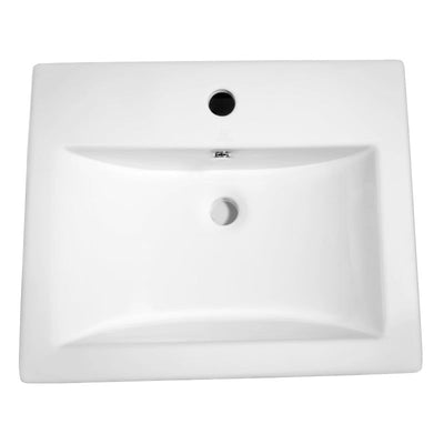 ANZZI Vitruvius Series Ceramic Vessel Sink in White LS-AZ116