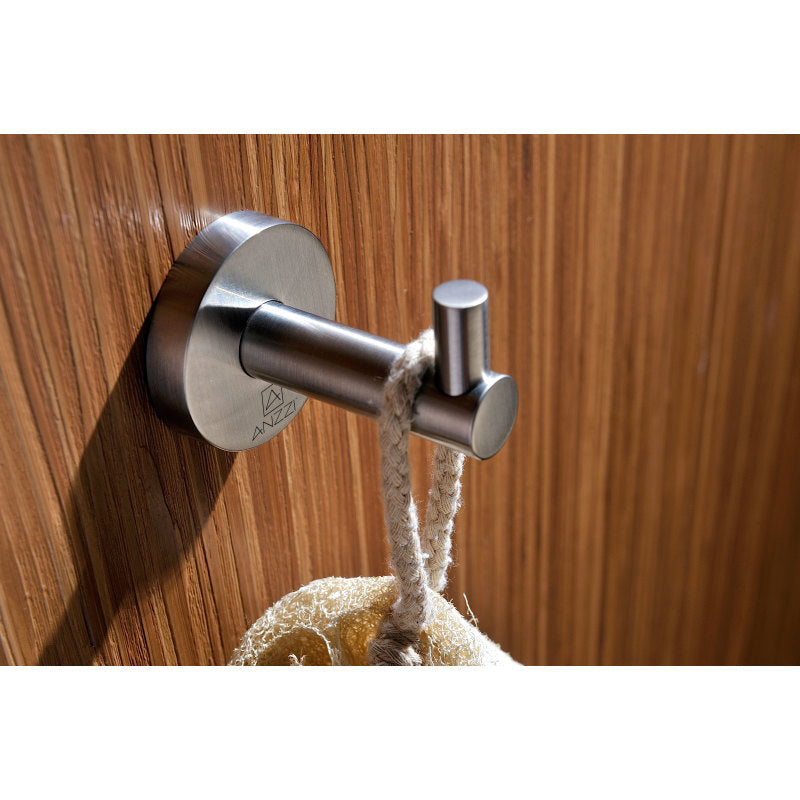 Caster Series Robe Hook in Brushed Nickel AC-AZ003BN