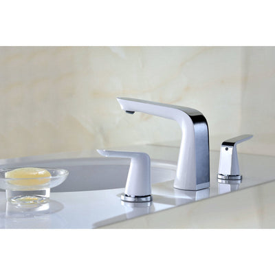 ANZZI Pendant Series 8 in. Widespread 2-Handle Low-Arc Bathroom Faucet L-AZ018