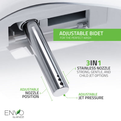 ENVO ENVO Aura Smart Toilet Bidet with Remote & Auto Flush TL-STSF851WH