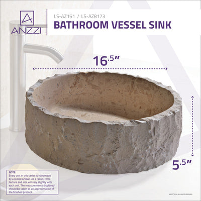 ANZZI Desert Crown Vessel Sink LS-AZ151