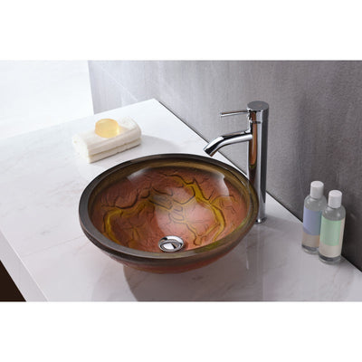 ANZZI Alto Series Vessel Sink in Molten Gold LS-AZ218